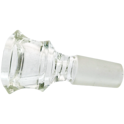 2″ 14mm Clear Hour Glass Flower Bowl