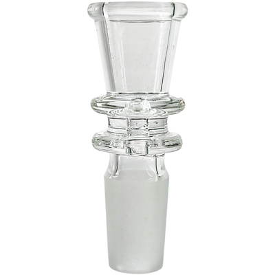 2″ 14mm Clear Double Martini Funnel Flower Bowl