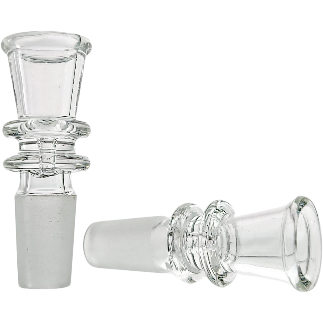 2″ 14MM CLEAR DOUBLE MARTINI FUNNEL FLOWER BOWL