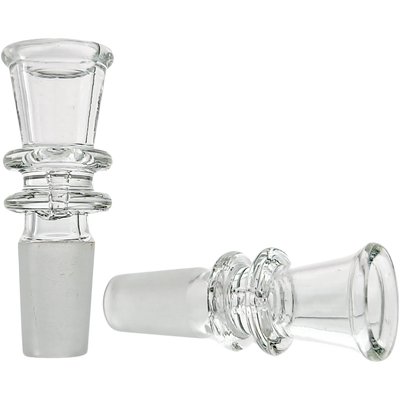 2″ 14MM CLEAR DOUBLE MARTINI FUNNEL FLOWER BOWL