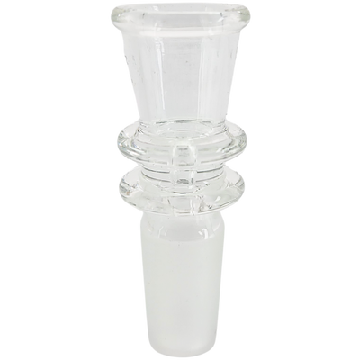 2″ 14mm Clear Double Martini Funnel Flower Bowl