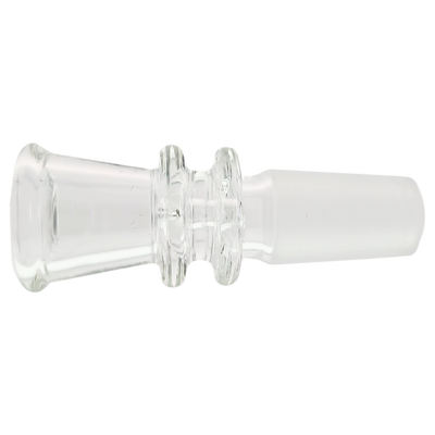 2″ 14mm Clear Double Martini Funnel Flower Bowl