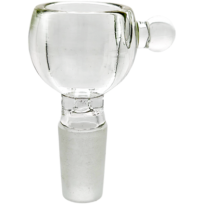 2.5″ 14mm Clear Heavy Hitter Flower Bowl - side view