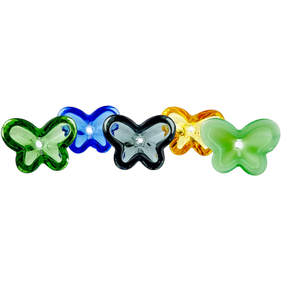 2" 14mm Color Butterfly Shaped Flower Bowl