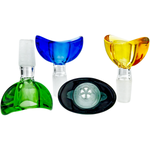 2.5″ 14MM COLOR THICK OVAL FLOWER BOWL