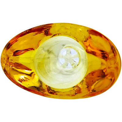 2.5" 14mm Color Thick Oval Flower Bowl