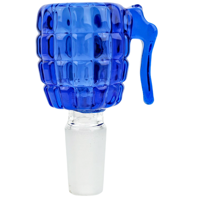 2.5" 14mm Sculpted Grenade Flower Bowl - alternate angle