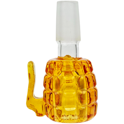 2.5" 14mm Sculpted Grenade Flower Bowl - detail view