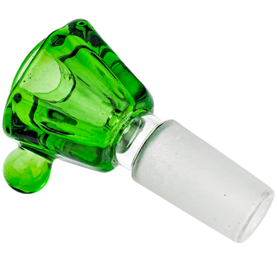 2" 14mm Color Thick Square Funnel Flower Bowl - close-up view