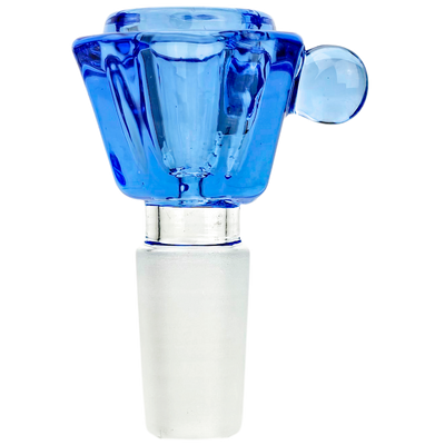 2" 14mm Color Thick Square Funnel Flower Bowl - detail view