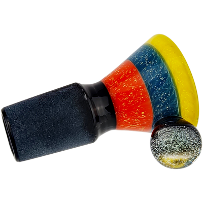 2″ 18MM FOUR COLOR DICHRO SLEEVE & DICHRO MARBLE FLOWER BOWL