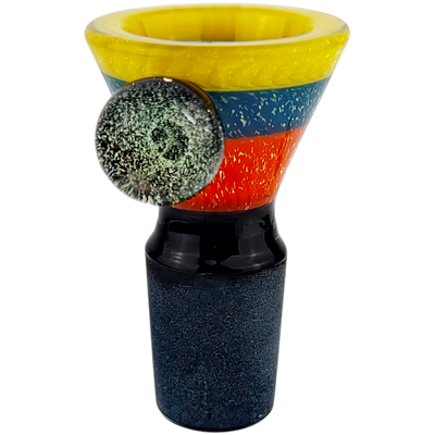 2″ 18MM FOUR COLOR DICHRO SLEEVE & DICHRO MARBLE FLOWER BOWL