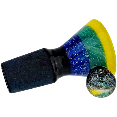 2″ 18MM FOUR COLOR DICHRO SLEEVE & DICHRO MARBLE FLOWER BOWL