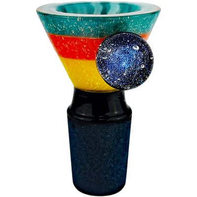 2″ 18MM FOUR COLOR DICHRO SLEEVE & DICHRO MARBLE FLOWER BOWL