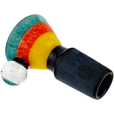 2″ 18MM FOUR COLOR DICHRO SLEEVE & DICHRO MARBLE FLOWER BOWL