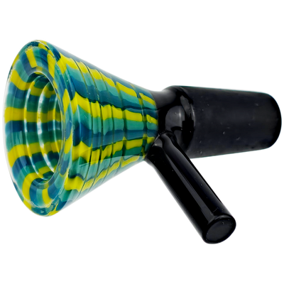 2.5" 14mm Vac Stack Funnel Black Bottom Flower Bowl - view 6