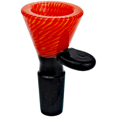 2.5" 14mm Vac Stack Funnel Black Bottom Flower Bowl - view 7