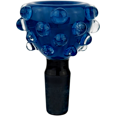 2″ 14MM COLOR W/ CLEAR WARTS FLOWER BOWL