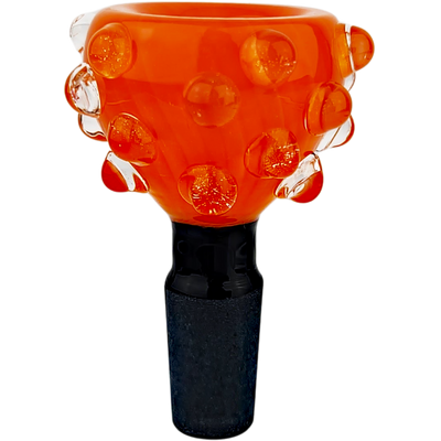 2″ 14MM COLOR W/ CLEAR WARTS FLOWER BOWL