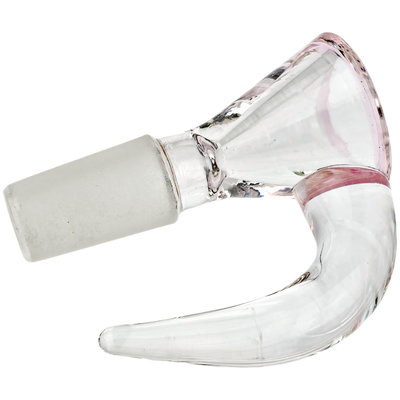 2.5" 14mm Color Lip Horn Flower Bowl - close-up view
