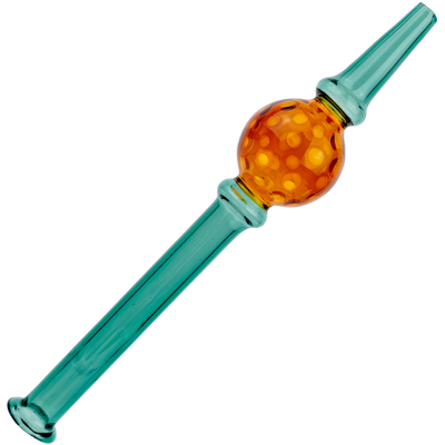 6.5" Two-Tone Golf Ball Nectar Straw