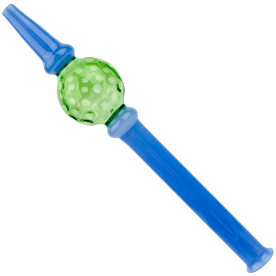 6.5" Two-Tone Golf Ball Nectar Straw