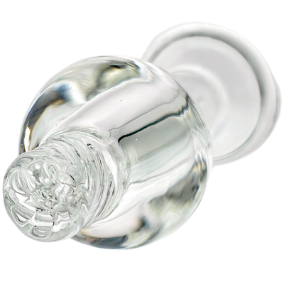 2" Clear Orb Mini Spinner Carb Cap - detail view