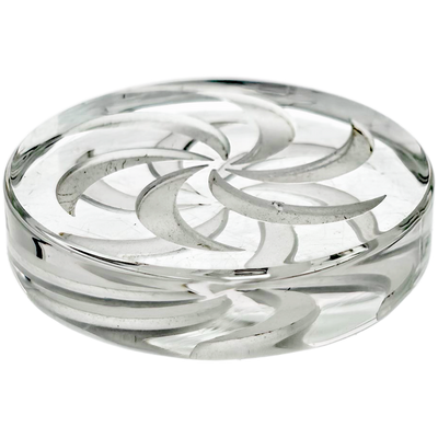 2″ CARVED SPINNER DISC CARB CAP