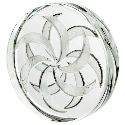 2″ CARVED SPINNER DISC CARB CAP