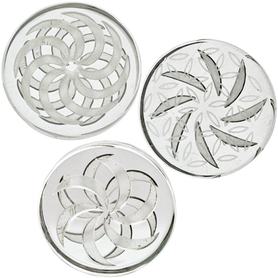 2″ CARVED SPINNER DISC CARB CAP