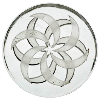 2″ CARVED SPINNER DISC CARB CAP