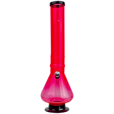 16" Acrylic Assorted Beaker w/ Metal Bowl & Carb - close-up view
