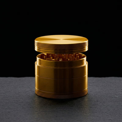 Editorial product photography on charcoal slate