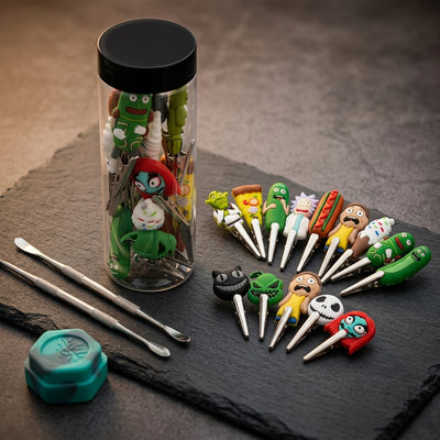 Roach clips mixed 15pcs/set - detail view