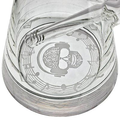 15" Thick Sandblast Ballerina Beaker