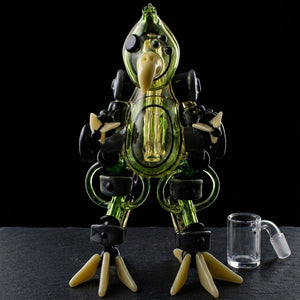 10" Kerby/Bowman Collab Mech Burd #2 Rig on dark slate surface - Oil Slick Pad