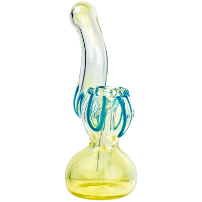 5" Fume Accent w/ Color Line Mini Bubbler - additional view