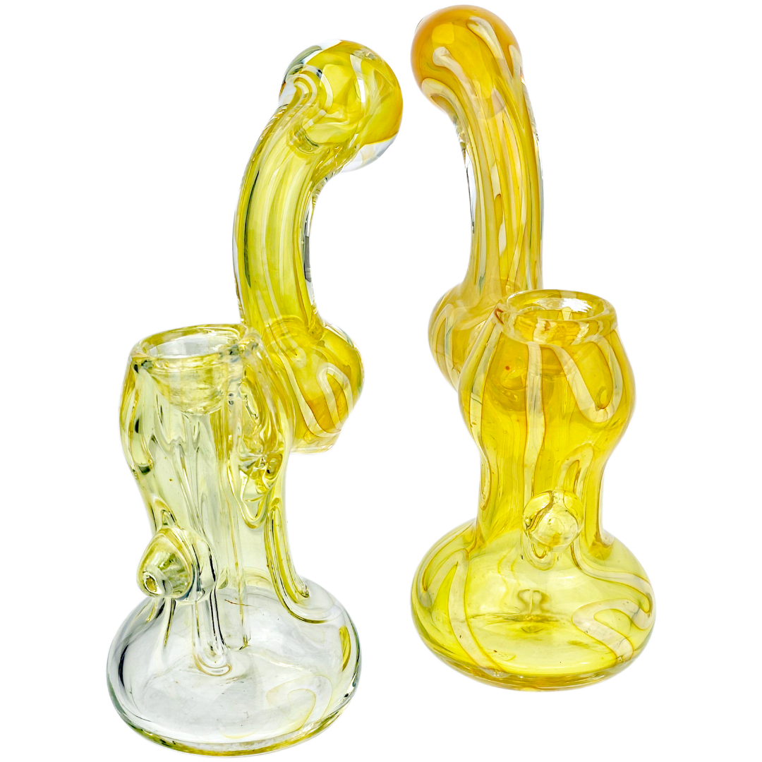 5.5" Fume Line Accent w/ Horn Front Bubbler - product photo