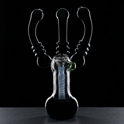 Editorial product photography on charcoal slate
