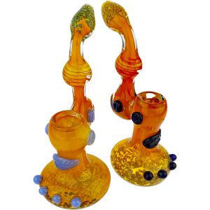 8.5″ FUME LEAF BUBBLER