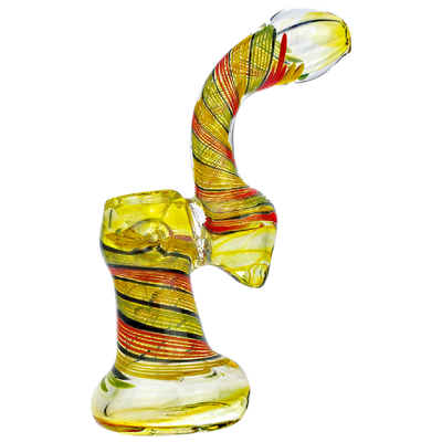 5" Fume Rasta Swirl Body Bubbler