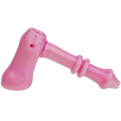 5" Solid Color Hammer Bubbler w/ Double Maria Neck