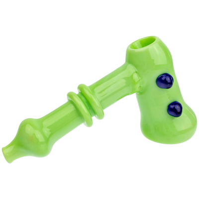5" Solid Color Hammer Bubbler w/ Double Maria Neck