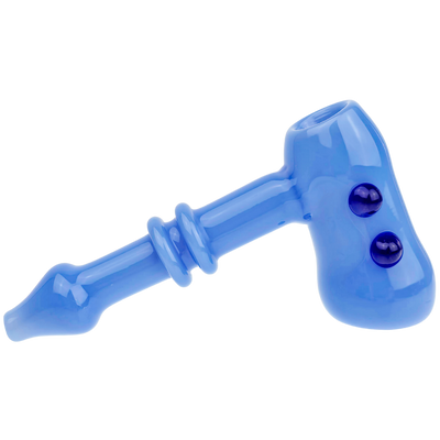 5" Solid Color Hammer Bubbler w/ Double Maria Neck