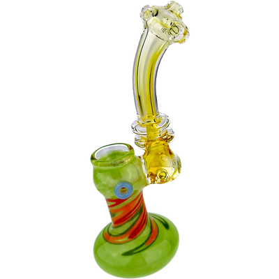7.5″ RASTA FUME GLASS BUBBLER