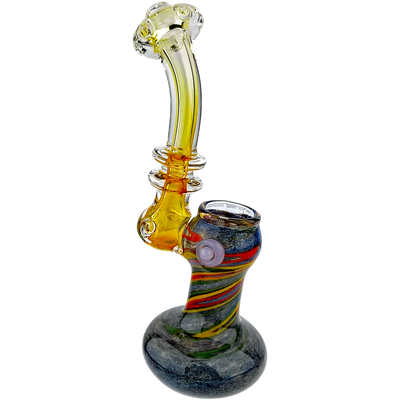 7.5″ RASTA FUME GLASS BUBBLER