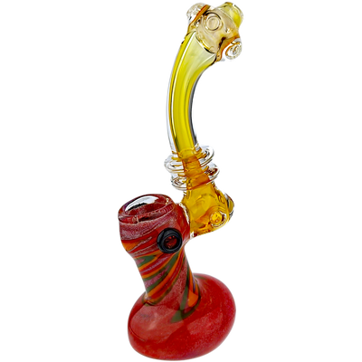 7.5″ RASTA FUME GLASS BUBBLER