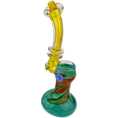 7.5″ RASTA FUME GLASS BUBBLER