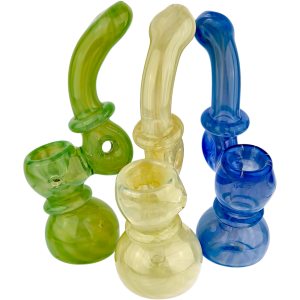 6″ DONUT GLASS BUBBLER