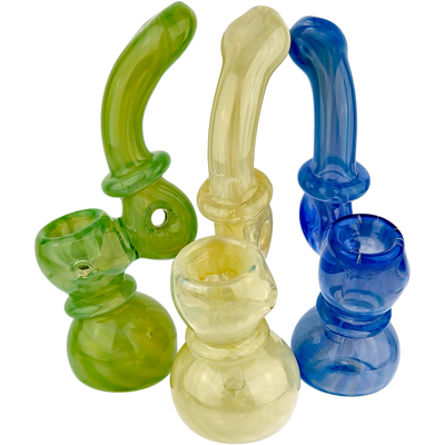 6″ DONUT GLASS BUBBLER